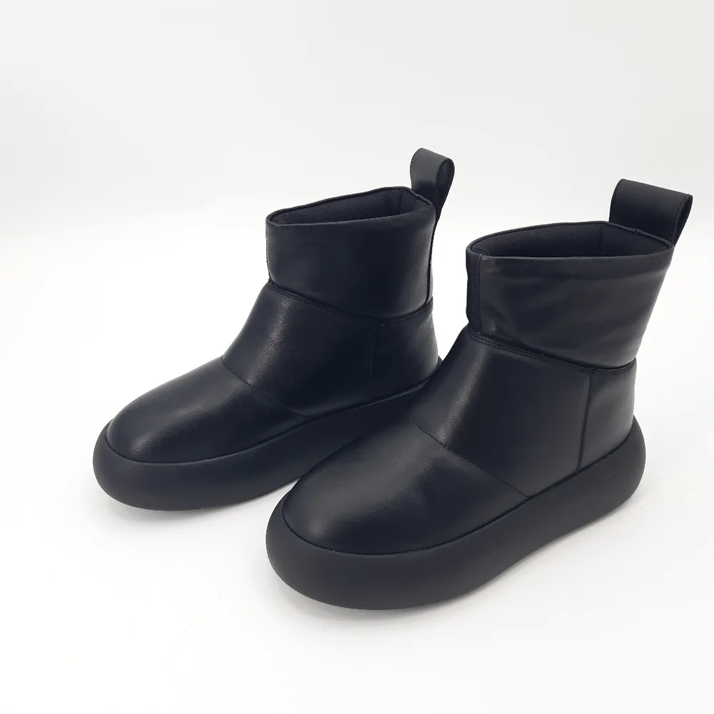 VAGABOND | Aylin Puff Boots in Black Leather